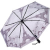 Galleria Enterprises Paris Folding Umbrella, White/Black