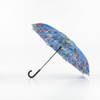 Monet Wisteria Stick Umbrella Reverse Close