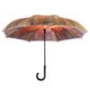 Galleria Dahlia Stick Umbrella Reverse Close