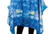 Galleria Monet Waterlilies Women's Reversible Rain Cape Raincoat