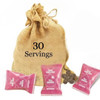 Tea Drops 30 Bulk Pack Organic Bagless Tea in Burlap Bag, Rose Earl Grey