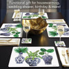 Cala Home Delft Blue Vases Hardboard Cork-Back Placemats,  Set of 4