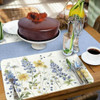 CounterArt Reversible Plastic Placemats, Lovely Blues CounterArt Reversible Plastic Placemats, Lovely Blues