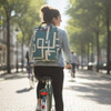 Maika Zippered Backpack with Laptop Compartment - Malibu
