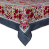 Couleur Nature Jardin Red & Grey French Tablecloth, 71" x 128"