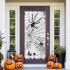 Heritage Lace Tangled Halloween Scenic Panel Curtain, Black, 38" x 84"