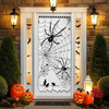 Heritage Lace Tangled Halloween Scenic Panel Curtain, Black, 38" x 84"