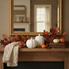 Rowe Pottery Glazed Pumpkins, Set of 2, Drift White