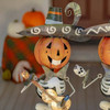Zaer Iron Skeleton Mariachi Figurines, Set of 3, Tres Marlonis