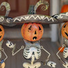 Zaer Iron Skeleton Mariachi Figurines, Set of 3, Tres Marlonis
