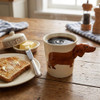 Sea Island Imports Stoneware 8-Oz Mug, Dachshund Red