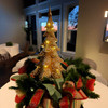 Drew Derose Snowflaked Gingerbread LED Christmas Tree