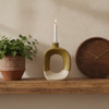 Boston Warehouse 6-In Circular Stoneware Candlestick Holder