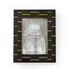 Matr Boomie Andhera Dash 5x7 Black Picture Frame - Carved Horn, Brass