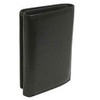Budd Leather Men's Cowhide Leather Tri-Fold Wallet - Black Budd Leather Men's Cowhide Leather Tri-Fold Wallet - Black