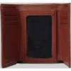 Budd Leather Mens Cowhide Leather Tri-Fold Wallet - Brown Budd Leather Mens Cowhide Leather Tri-Fold Wallet - Brown