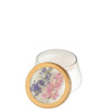 Rosy Rings Roman Lavender Medium Pressed Floral Candle