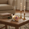 Rosy Rings Roman Lavender Medium Pressed Floral Candle