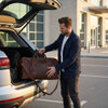 Greenwood Leather Victoria Leather Weekend Travel Bag, Sandal
