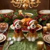 Boston Warehouse  Salt & Pepper Shakers, Holiday Pups