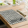 CounterArt Reversible Plastic Placemats, Plaid Snowmen, Set of 4