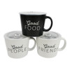 Boston Warehouse 20 Oz Souper Soup Mug with Lid, Good Friends