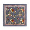 Couleur Nature Pansy Red/Grey Napkins, Set of 6