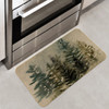 Highland Home Tree Line Mist Indoor/Outdoor Natural Linen Look Floor Mat