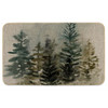 Highland Home Tree Line Mist Indoor/Outdoor Natural Linen Look Floor Mat
