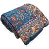 Natural Habitat Handblock Printed Reversible Queen Quilt, Indo Fleur