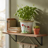 Emerson Creek Pottery Flower Pot, Red Poppy