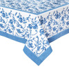 Couleur Nature Granada Cornflower Blue Tablecloth, 71" x 128"