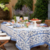 Couleur Nature Granada Cornflower Blue Tablecloth, 71" x 128"