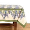 Couleur Nature Wisteria Blue/Green Tablecloth, 71" x 106"