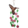 Sunset Vista Hummingbird Seaglass 22" Wind Chime