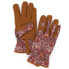 Robert Frederick Orange Grove Gardening Gloves, William Morris Snakeshead Design, Burgundy 