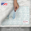 CounterArt Reversible Plastic Placemats, Coastal Sanctuary, Set of 4