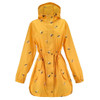 Galleria Soft Shell Raincoat, Bees, Gold