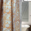  Natural Habitat Shower Curtain, Rashmi Orange