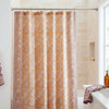 Rashmi Orange Shower Curtain