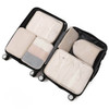 Accity Travel Organizer Cubes, Set of 6, Beige