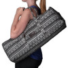 Kindfolk Patterned XL Yoga Duffel Bag with Pocket and Zipper, Parade