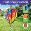 Premier Kites 22-in Hot Air Balloon Garden Spinner, Rainbow