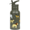 A Little Lovely Company Kids Stainless Steel Water Bottle, Savanna