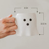 Sweet Water Decor Ghost Figurine 12oz Coffee Mug - White