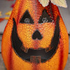 Zaer 29" Tall Large Metal Jack-O-Lantern with Candleholder "Laird Pump"