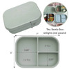 Ali+Oli Silicone Bento Box, Puppy, Green