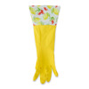 Core Home Cuffed Latex Cleaning & Dishwashing Gloves Lemons, Yellow