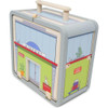 Jack Rabbit Creations- Airport Suitcase Playset- Portable Wooden Toy Set