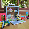Jack Rabbit Creations- Airport Suitcase Playset- Portable Wooden Toy Set